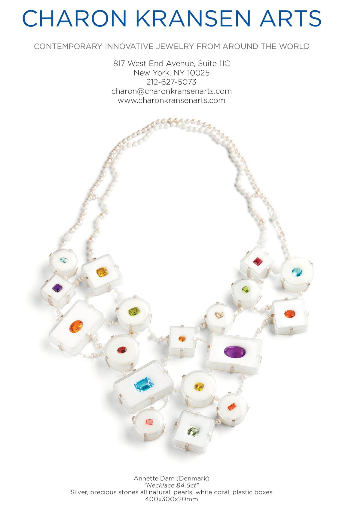 Annette Dam - Charon Kransen Arts - Contemporary Innovative Jewelry From Around the World